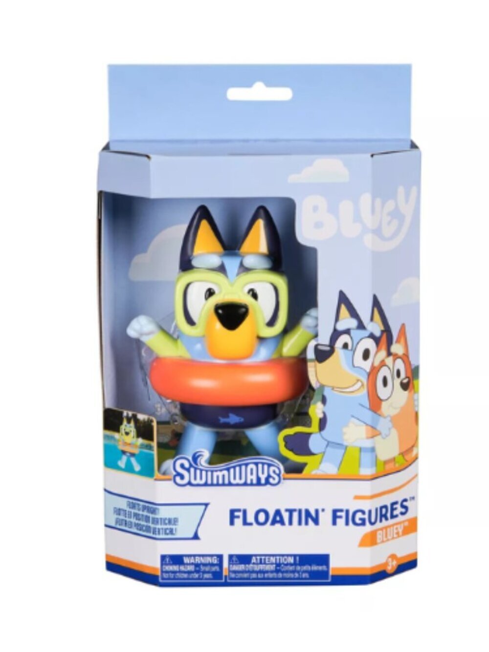SwimWays Bluey Floating Figure Water Toy Pool Bath Floating Toy Ages 3+ Kids